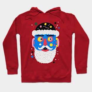 Santa's Portrait Spectacle in the Midnight Magic Hoodie